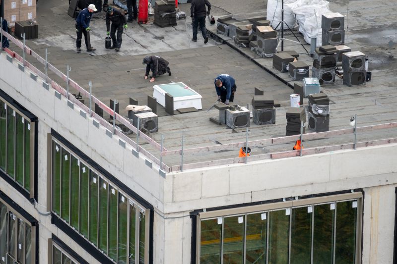 Industrial Roof Replacement detail